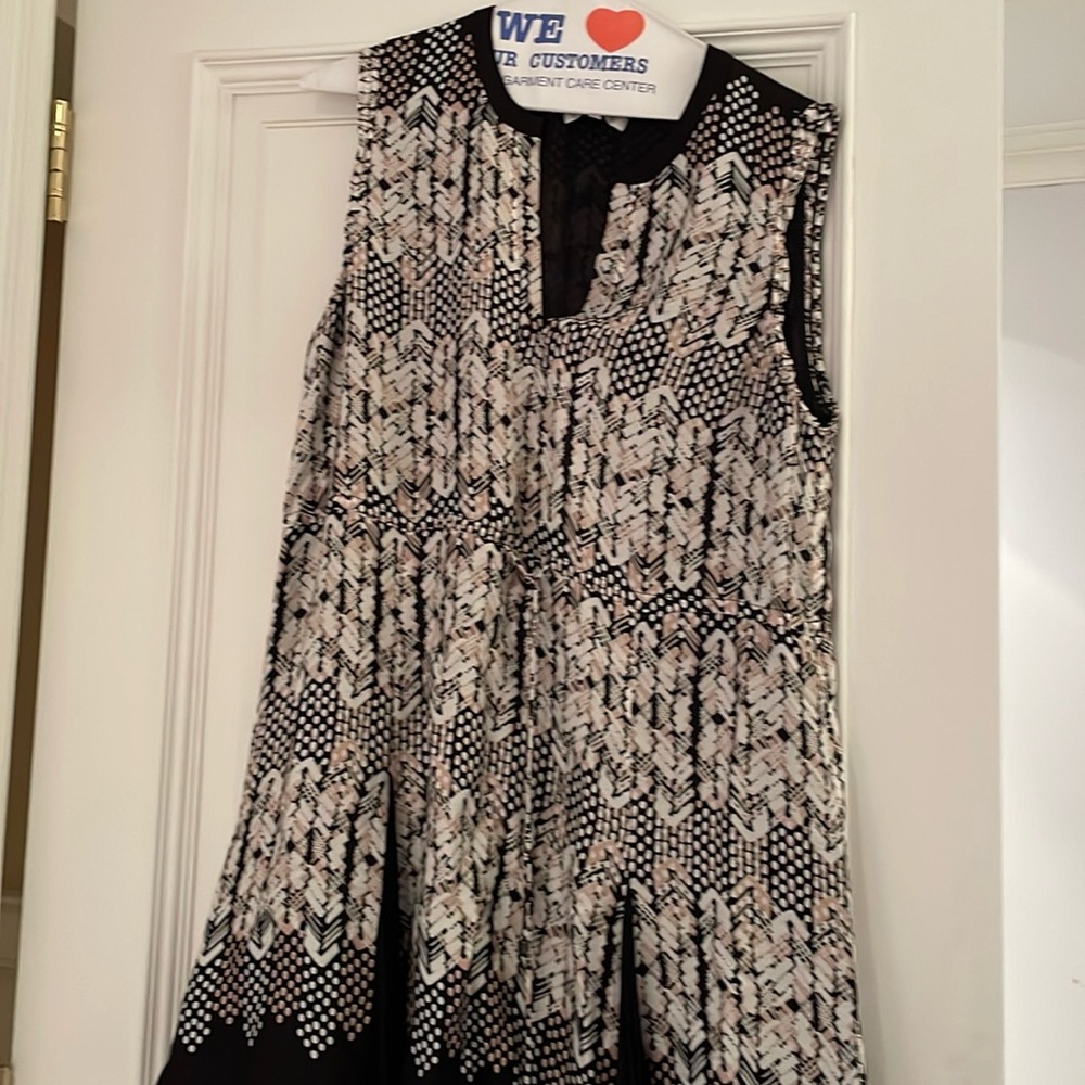 Reiss sleeveless pattern dress